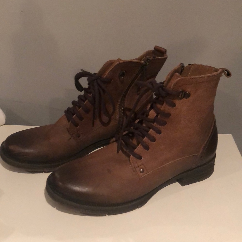 COPY - COPY - Brown leather ankle boots